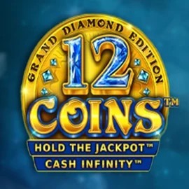 12 Coins Grand Diamond Edition by Wazdan, showcased at slotacasinoo.ca – game logo