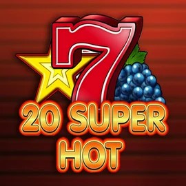 20 Super Hot slot logo by Amusnet Interactive at Slota Casino