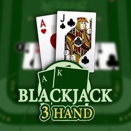 Blackjack 3H (Habanero) slot visual from Habanero available on slotacasinoo.ca
