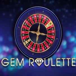 Gem Roulette online game logo by iSoftBet on slotacasinoo.ca