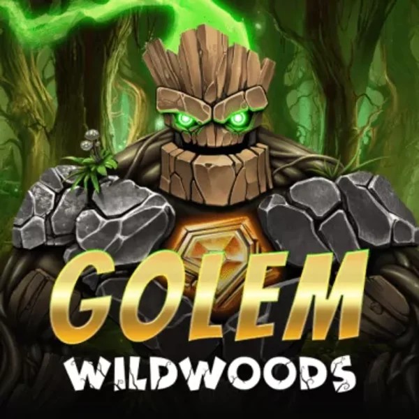 Golem Wildwoods online game logo by BF Games on slotacasinoo.ca