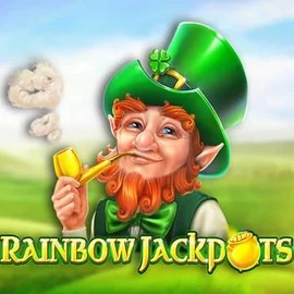 Rainbow Jackpots logo by Red Tiger Gaming Slota Casino