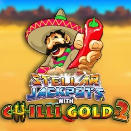 Stellar Jackpots with Chilli Gold x2 slot logo by Lightning Box Game at Slota Casino