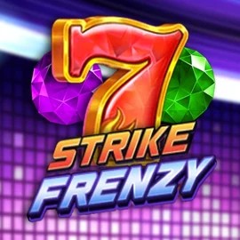 Strike Frenzy slot logo by Pragmatic Play at Slota Casino