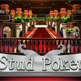 Stud Poker 3D online game logo by iSoftBet on slotacasinoo.ca